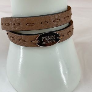 Fendi Selleria Double Wrap Bracelets